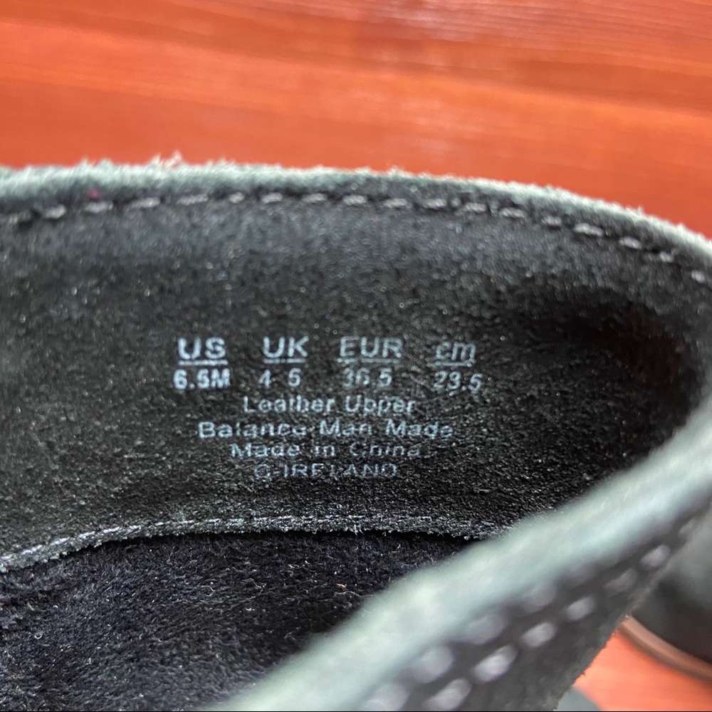 Black Suede Wedge Ankle Boots - Picture 10 of 12